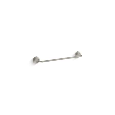 Tone 18  Towel Bar Vibrant Brushed Nickel